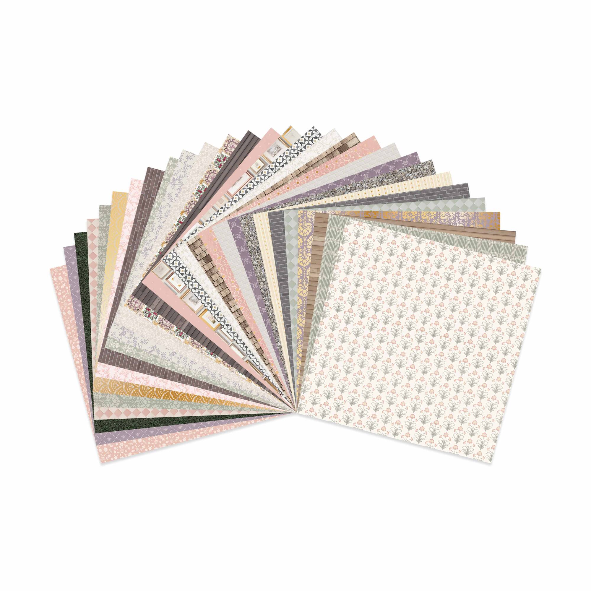 6 Pack: 12" x 12" Miniature Prints Paper Pad by Recollections™